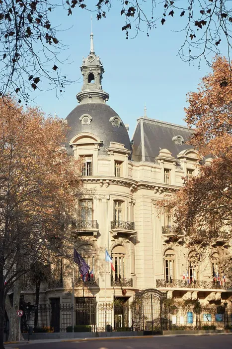 Framed Print : The Ortiz Basualdo Palace, seat of the French Embassy, Recoleta, Buenos Aires, Argentina