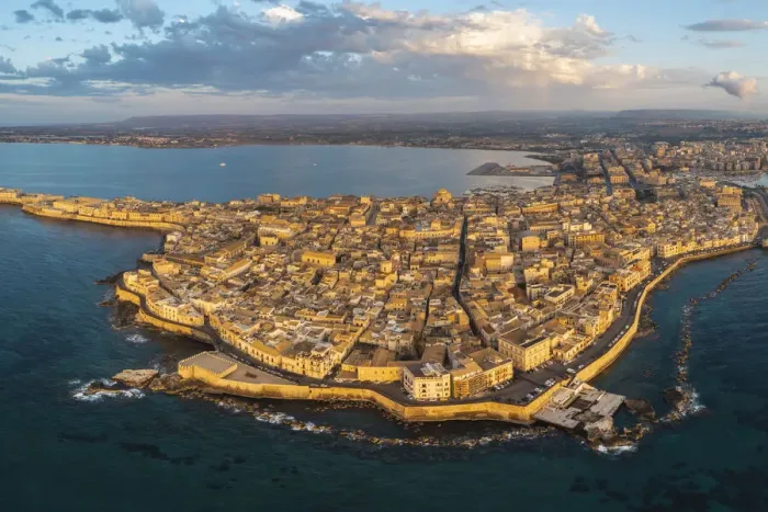 Framed Print : Ortygia island, Syracuse, Sicily, Italy