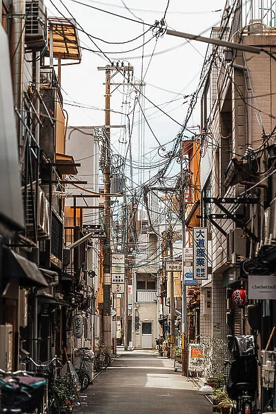 Osaka alley, Kansai, Japan