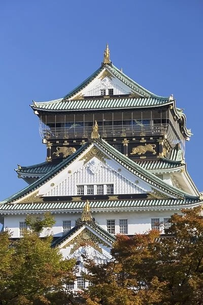 Osaka Castle, Osaka, Kansai, Japan