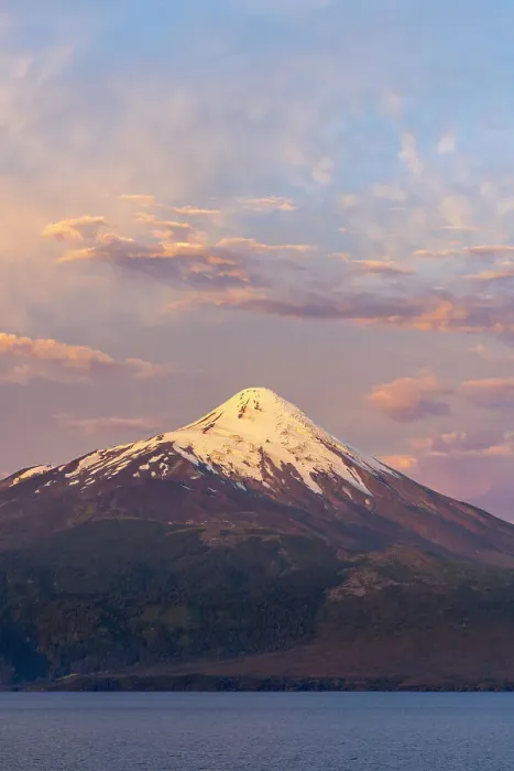 Framed Print : Osorno Volcano and Llanquihue Lake at sunset, Frutillar, Llanquihue Province, Los Lagos Region, Chile Framed Print : Osorno Volcano and Llanquihue Lake at sunset, Frutillar, Llanquihue Province, Los Lagos Region, Chile
