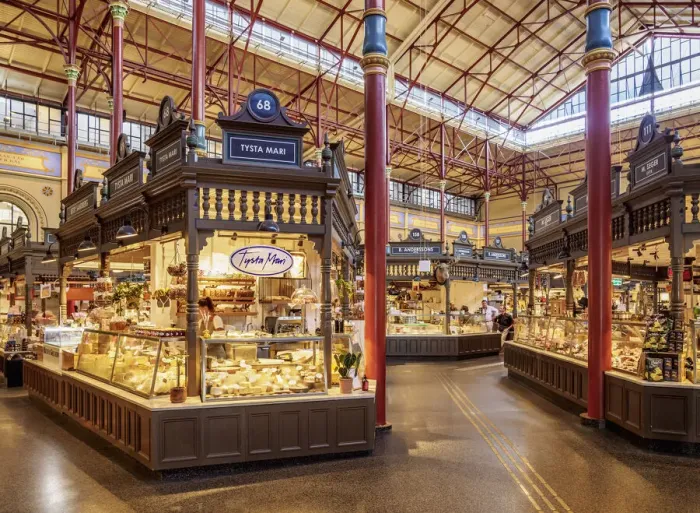 Framed Print : Ostermalms Saluhall, food market, interior, Stockholm, Stockholm County, Sweden Framed Print : Ostermalms Saluhall, food market, interior, Stockholm, Stockholm County, Sweden