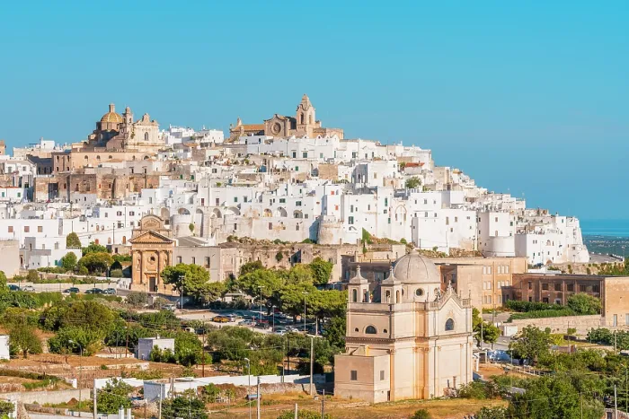 Framed Print : Ostuni, also known as the withe city. province of Brindisi, Apulia, Italy Framed Print : Ostuni, also known as the withe city. province of Brindisi, Apulia, Italy