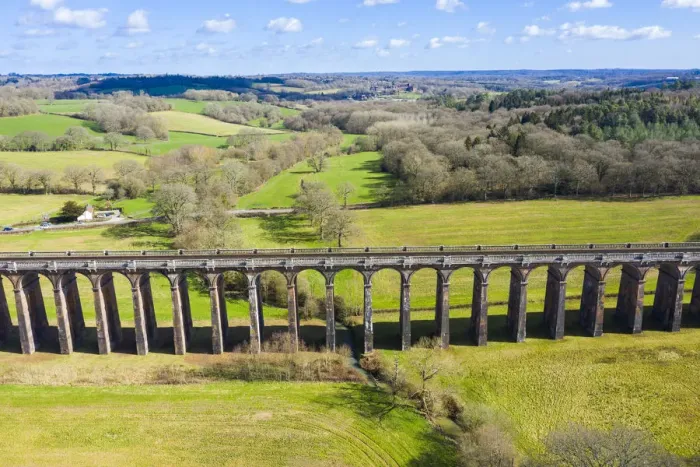 Framed Print : Ouse valley viaduct (Balcombe viaduct), West Sussex, England, UK Framed Print : Ouse valley viaduct (Balcombe viaduct), West Sussex, England, UK