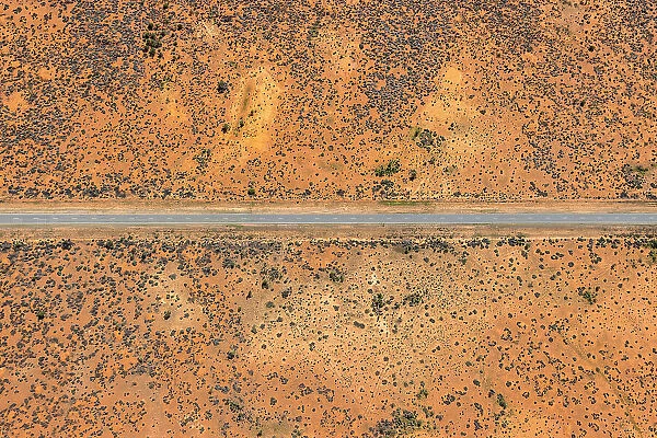 Outback highway, Broken Hill, New South Wales, Australia