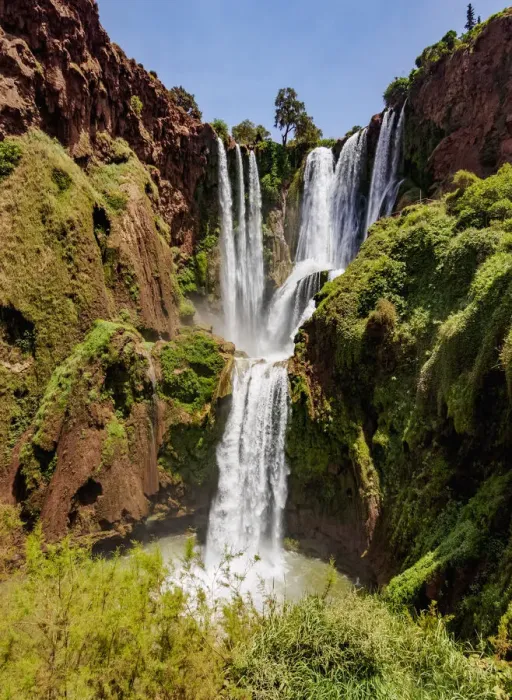 Framed Print : Ouzoud Falls, waterfall located near the Middle Atlas village of Tanaghmeilt Framed Print : Ouzoud Falls, waterfall located near the Middle Atlas village of Tanaghmeilt
