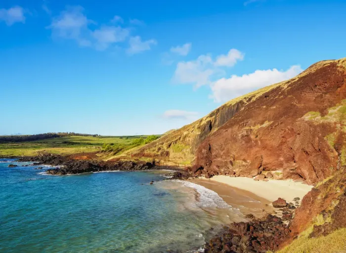 Framed Print : Ovahe Beach, Easter Island, Chile Framed Print : Ovahe Beach, Easter Island, Chile