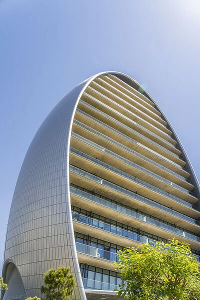 The Oval building in Limassol, Cyprus