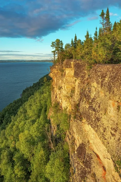 Framed Print : Over-looking Thunder Bay on Lake Superior in Sleep[ing Giant Provincial Park, Ontario, Canada Framed Print : Over-looking Thunder Bay on Lake Superior in Sleep[ing Giant Provincial Park, Ontario, Canada