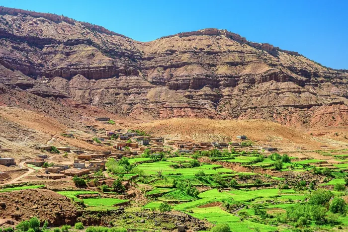 Framed Print : Overlooking the town of Agouim or Agwem, Agouime, High Atlas, Morocco Framed Print : Overlooking the town of Agouim or Agwem, Agouime, High Atlas, Morocco