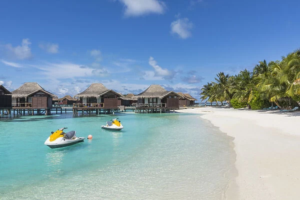 Overwater bungalows, Anantara Veli resort, South Male Atoll, Maldives
