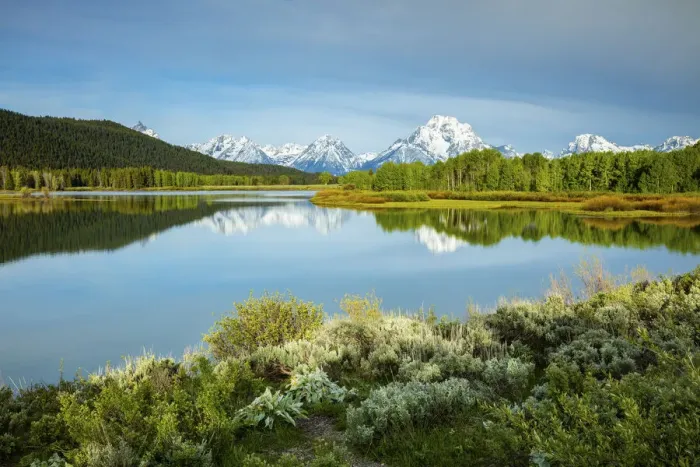 Framed Print : Oxbow bend, Grand Teton National Park, Wyoming, USA