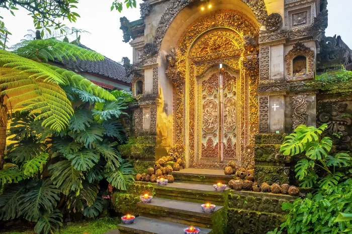 Framed Print : Paduraksa (kori) gateway, Ubud, Bali, Indonesia Framed Print : Paduraksa (kori) gateway, Ubud, Bali, Indonesia