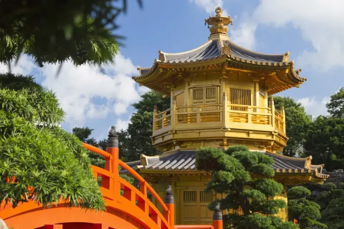 Framed Print : Pagoda in Nan Lian Garden at Chi Lin Nunnery, Diamond Hill, Kowloon, Hong Kong Framed Print : Pagoda in Nan Lian Garden at Chi Lin Nunnery, Diamond Hill, Kowloon, Hong Kong