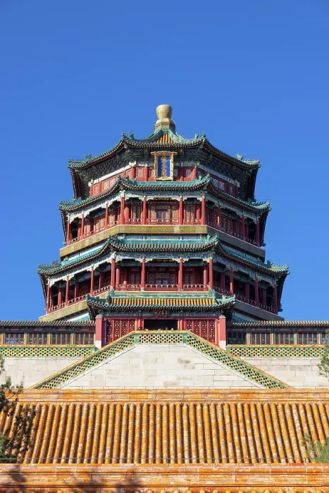 Framed Print : Pagoda at Summer Palace (UNESCO World Heritage Site), Beijing, China