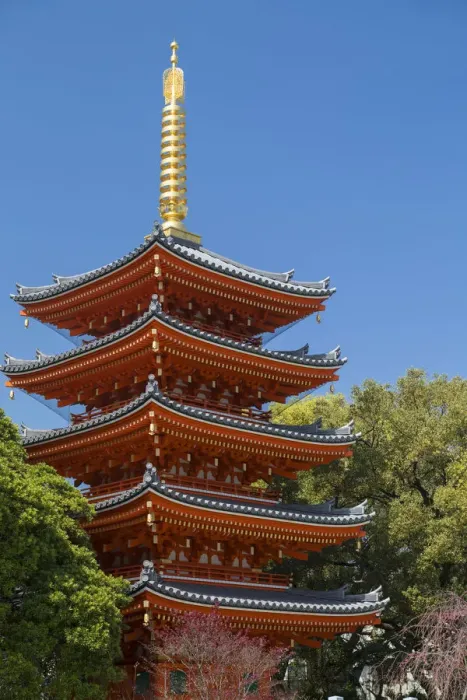 Framed Print : Pagoda at Tocho-ji Temple, Fukuoka, Kyushu, Japan Framed Print : Pagoda at Tocho-ji Temple, Fukuoka, Kyushu, Japan