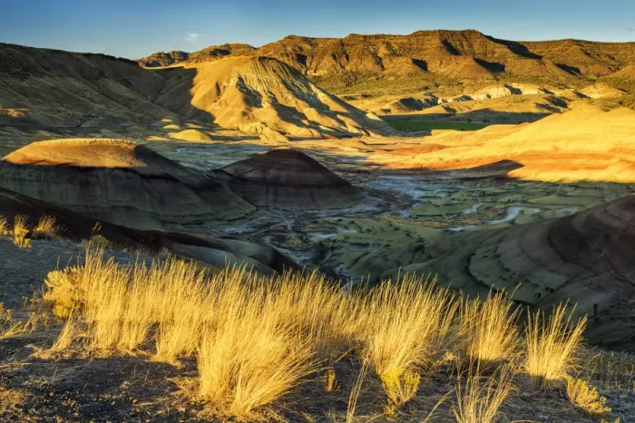 Framed Print : The Painted Hills, John Day Fossil Beds National Monument, Oregon, USA Framed Print : The Painted Hills, John Day Fossil Beds National Monument, Oregon, USA