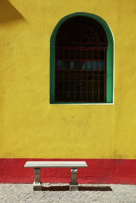 Framed Print : Detail of a painted wall at the Caminito de La Boca street museum, Buenos Aires, Argentina