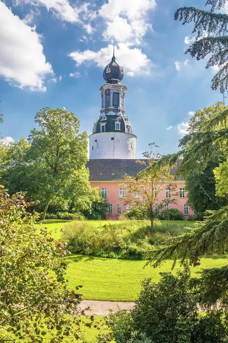 Framed Print : Palace garden and Jever Castle, East Frisia, Lower Saxony, Germany Framed Print : Palace garden and Jever Castle, East Frisia, Lower Saxony, Germany
