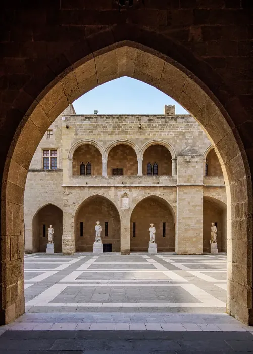 Framed Print : Palace of the Grand Master of the Knights of Rhodes, Medieval Old Town, Rhodes City, Rhodes Island, Dodecanese, Greece