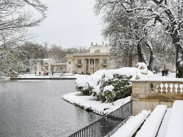 Framed Print : Palace on the Isle, Lazienki Park or Royal Baths Park, winter, Warsaw, Masovian Voivodeship, Poland Framed Print : Palace on the Isle, Lazienki Park or Royal Baths Park, winter, Warsaw, Masovian Voivodeship, Poland