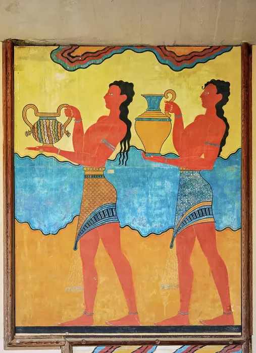 Framed Print : Palace of Minos, detailed view, Knossos, Heraklion Region, Crete, Greece Framed Print : Palace of Minos, detailed view, Knossos, Heraklion Region, Crete, Greece