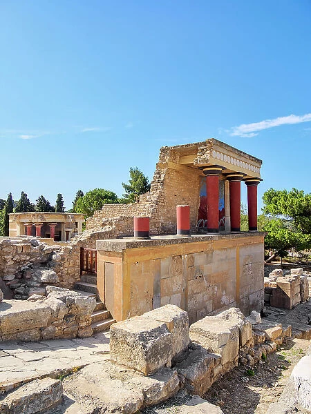 Palace of Minos, Knossos, Heraklion Region, Crete, Greece