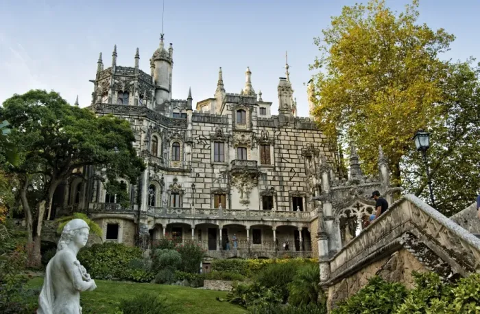 Framed Print : The Palace in the Quinta da Regaleira, by the architect Luigi Manini (1900). Sintra Framed Print : The Palace in the Quinta da Regaleira, by the architect Luigi Manini (1900). Sintra