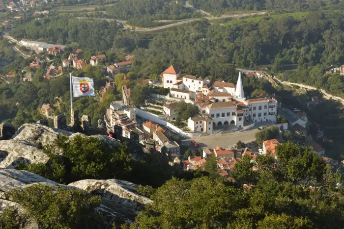 Framed Print : Palacio Nacional de Sintra (Sintra National Palace). Portugal
