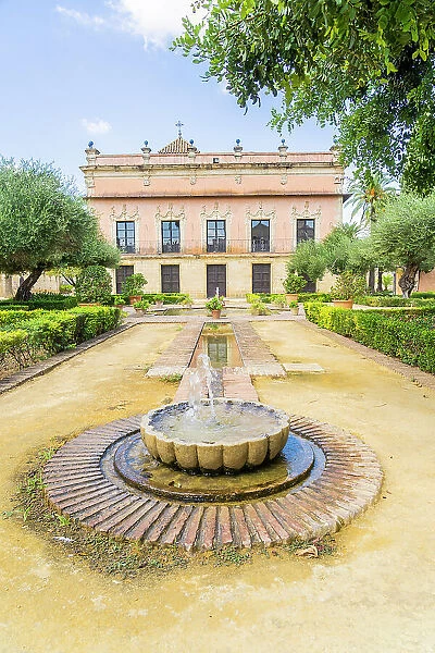 Palacio de Villavicencio at the Alcazar de Jerez, Jerez de la Frontera, Andalusia, Spain