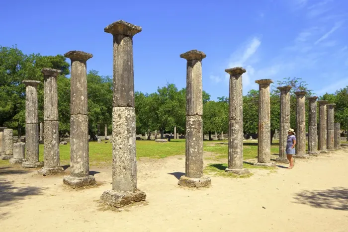 Framed Print : The Palaestra at Olympia, Arcadia, The Peloponnese, Greece, Southern Europe Framed Print : The Palaestra at Olympia, Arcadia, The Peloponnese, Greece, Southern Europe