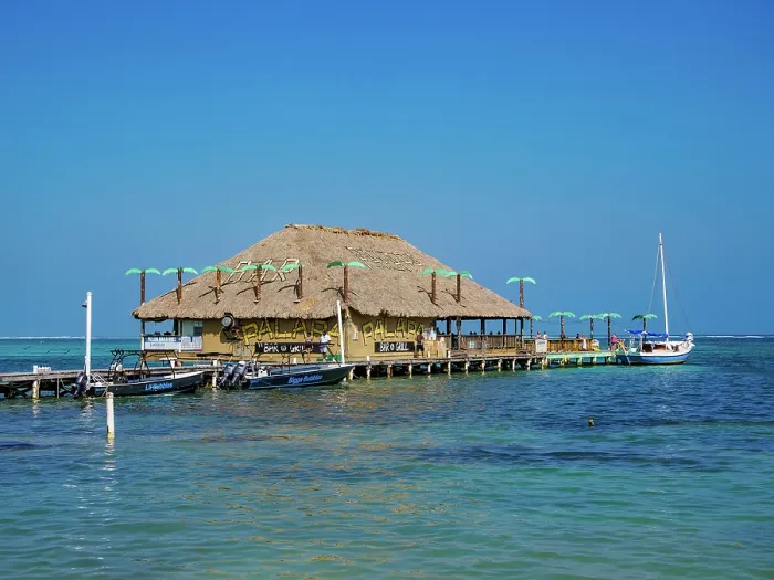 Framed Print : Palapa Bar and Grill, San Pedro Town, Ambergris Caye, Belize District, Belize Framed Print : Palapa Bar and Grill, San Pedro Town, Ambergris Caye, Belize District, Belize