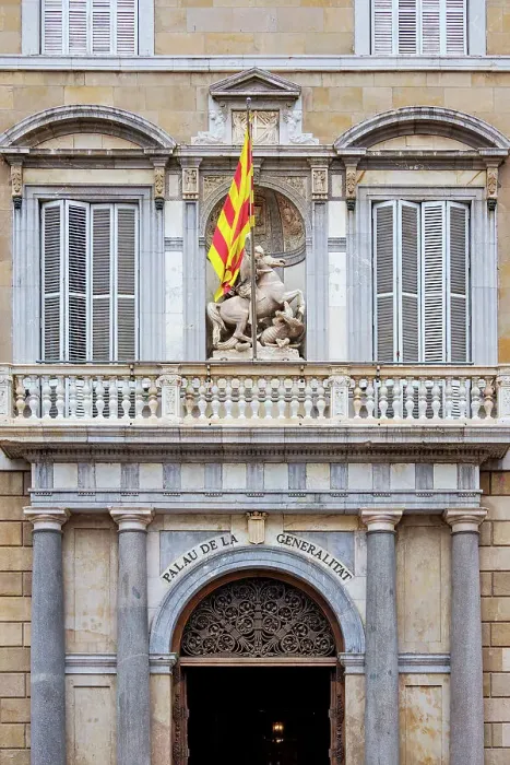 Framed Print : Palau de la Generalitat de Catalunya, Sant Jaume Square, Barcelona, Catalonia, Spain Framed Print : Palau de la Generalitat de Catalunya, Sant Jaume Square, Barcelona, Catalonia, Spain