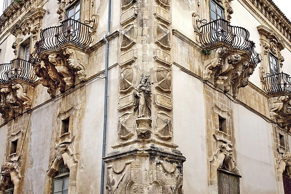 Palazzo in Beneventano, Scicli, Sicily, Italy