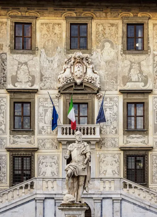 Framed Print : Palazzo della Carovana, detailed view, Piazza dei Cavalieri, Knights Square Framed Print : Palazzo della Carovana, detailed view, Piazza dei Cavalieri, Knights Square