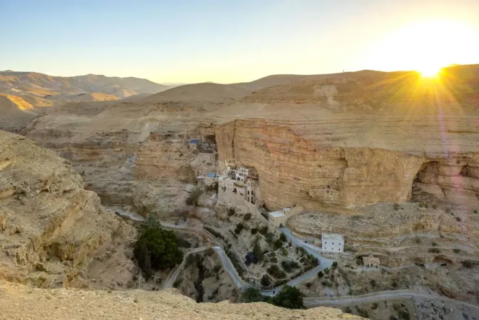 Framed Print : Palestine, West Bank, Jericho. St. George Orthadox Monastery (Mar Jaris ) in Wadi Quelt Framed Print : Palestine, West Bank, Jericho. St. George Orthadox Monastery (Mar Jaris ) in Wadi Quelt