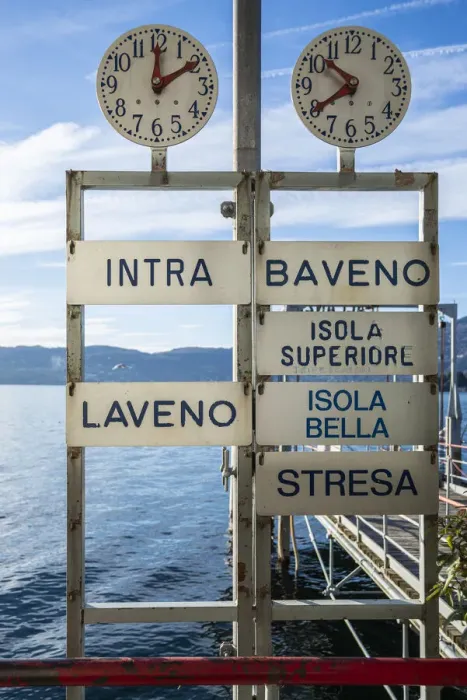 Framed Print : Pallanza, Maggiore lake, Verbania province, Piedmont, Italy, Europe. Ferry boat timetable Framed Print : Pallanza, Maggiore lake, Verbania province, Piedmont, Italy, Europe. Ferry boat timetable