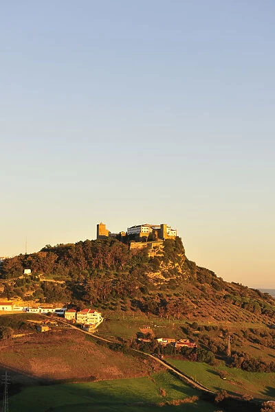 Palmela castle and the Pousada (Hotel), at the Arrabida Nature Park. Portugal