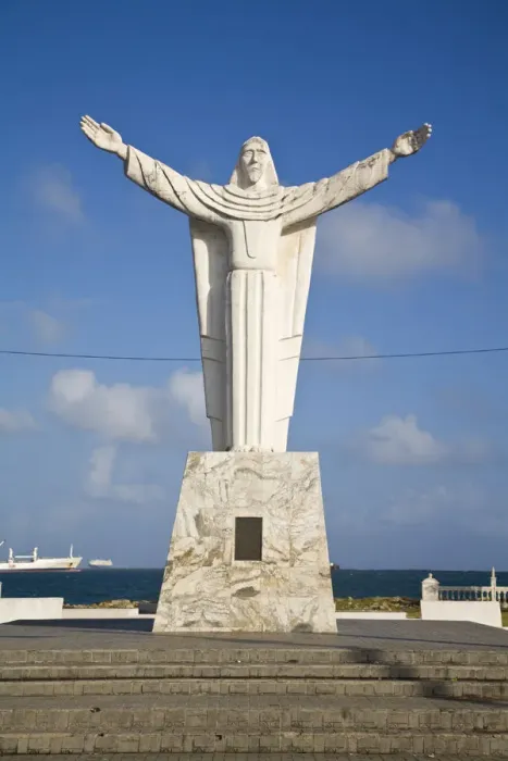 Framed Print : Panama, Colon, Statue of Christ Framed Print : Panama, Colon, Statue of Christ