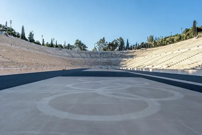 Framed Print : Panathenaic Stadium (site of the first modern day Olympic games in 1896) Athens, Greece Framed Print : Panathenaic Stadium (site of the first modern day Olympic games in 1896) Athens, Greece