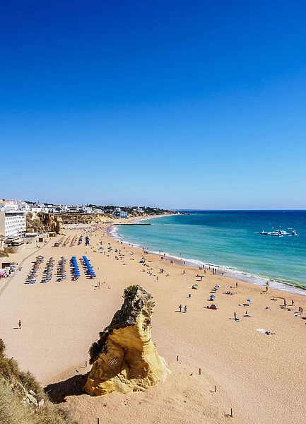 Paneco Beach, elevated view, Albufeira, Algarve, Portugal