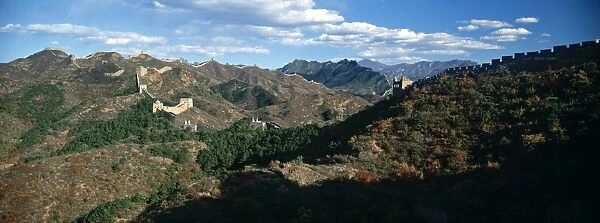 Panorama of Great Wall of China