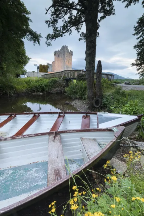 Framed Print : Panoramic of Ross Castle, Killarney National Park, County Kerry, Ireland Framed Print : Panoramic of Ross Castle, Killarney National Park, County Kerry, Ireland