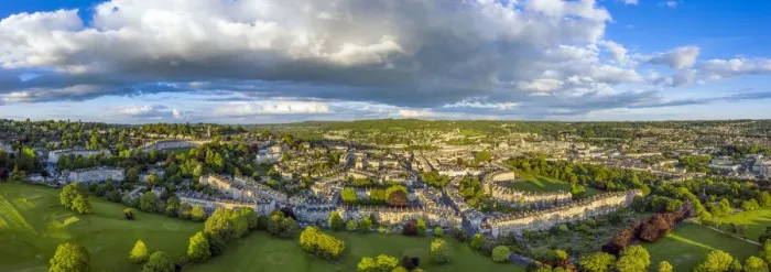 Framed Print : Panoramic view over Bath, Somerset, England Framed Print : Panoramic view over Bath, Somerset, England