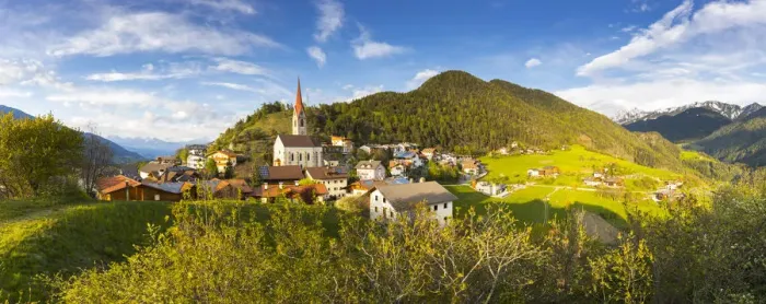 Framed Print : a panoramic view of the little alpine village of Teis (Tiso) in Villnaoss Framed Print : a panoramic view of the little alpine village of Teis (Tiso) in Villnaoss