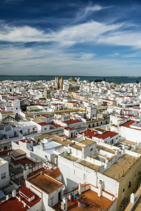 Framed Print : Panoramic view over the old city, Cadiz, Andalusia, Spain Framed Print : Panoramic view over the old city, Cadiz, Andalusia, Spain