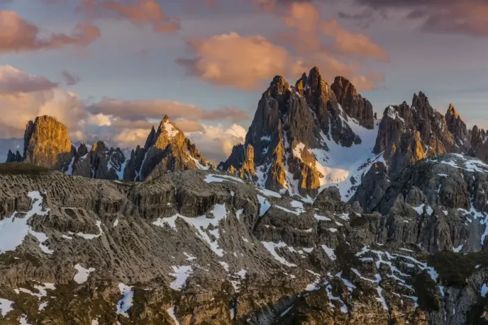 Framed Print : Panoramic view over the Sorapis mountain group at sunset, Dolomites, Veneto, Italy Framed Print : Panoramic view over the Sorapis mountain group at sunset, Dolomites, Veneto, Italy