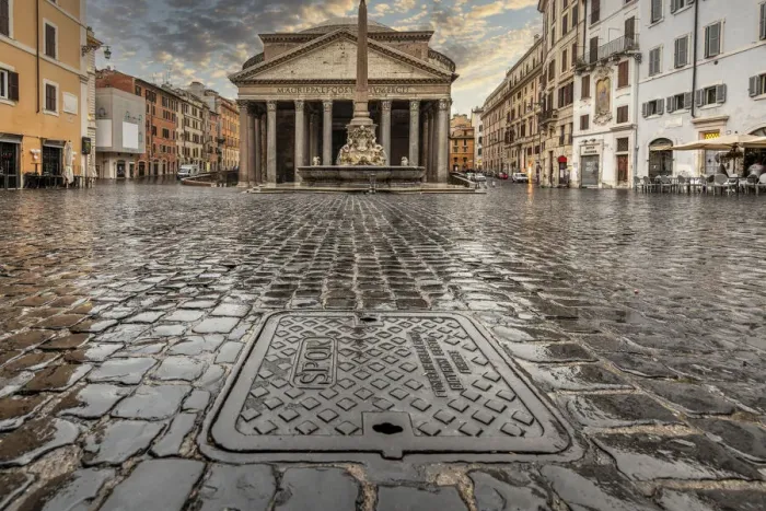 Framed Print : Pantheon square, Rome, Lazio, Italy Framed Print : Pantheon square, Rome, Lazio, Italy