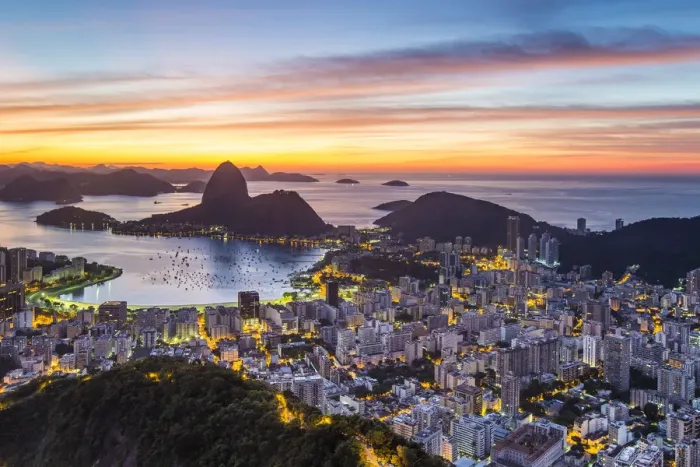 Framed Print : Pao Acucar or Sugar loaf mountain and the bay of Botafogo, Rio de Janeiro, Brazil Framed Print : Pao Acucar or Sugar loaf mountain and the bay of Botafogo, Rio de Janeiro, Brazil