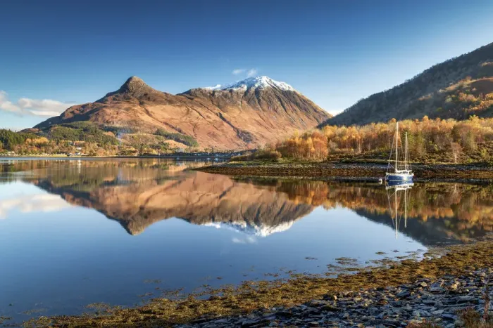 Framed Print : Pap of Glen Coe Reflecting in Loch Leven, Highlands, Scotland Framed Print : Pap of Glen Coe Reflecting in Loch Leven, Highlands, Scotland